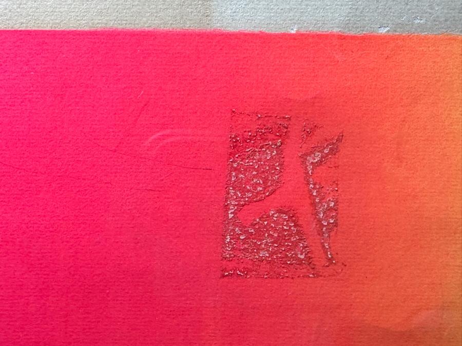 Original 1960s Peace & Love Psychedelic Black Light Poster By Platt Mfg Co Los Angeles 23 X 35 [Photo 8]