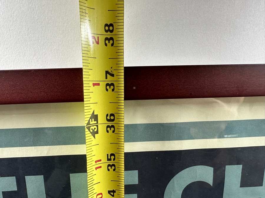 Be The Change By Shepard Fairey Barack Obama's January 20th 2009 Presidential Inauguration Poster Framed 25 X 37 [Photo 7]