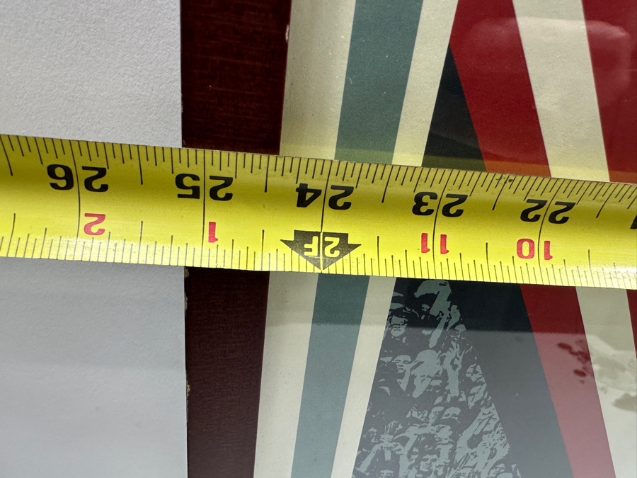 Be The Change By Shepard Fairey Barack Obama's January 20th 2009 Presidential Inauguration Poster Framed 25 X 37 [Photo 6]