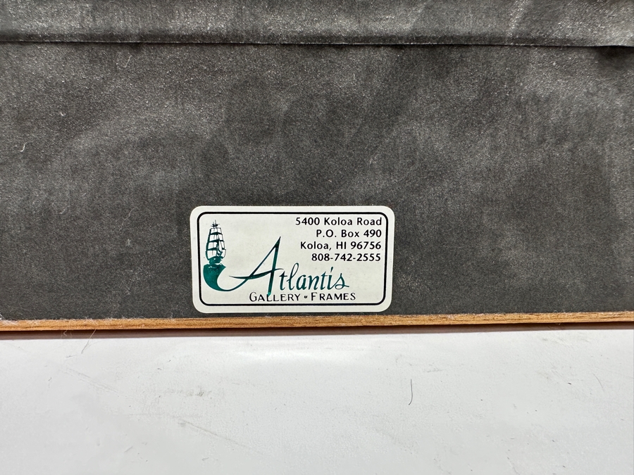 Christian Riso Original Hawaiian Oil Painting 7.5 X 9 Shadowbox Framed 14 X 15.5 [Photo 10]