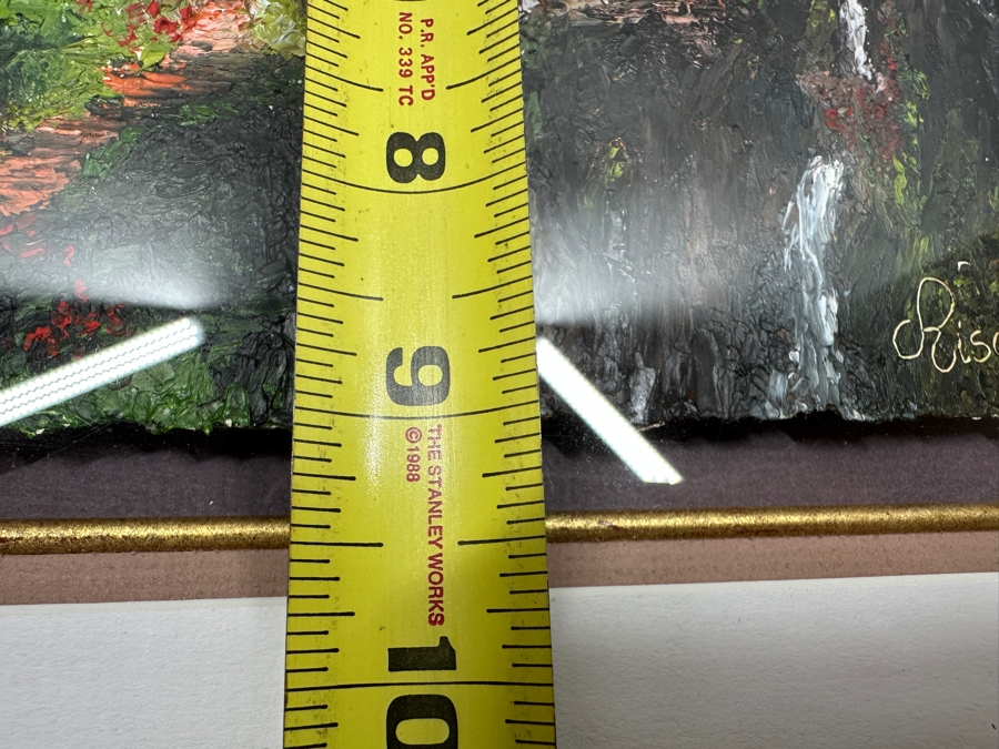 Christian Riso Original Hawaiian Oil Painting 7.5 X 9 Shadowbox Framed 14 X 15.5 [Photo 14]