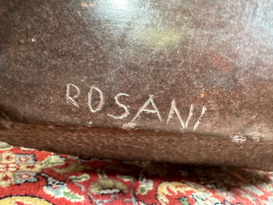 Large Vintage African Shona Carved Stone Sculpture Statue Signed ROSANI 19W X 8D X 18H [Photo 11]