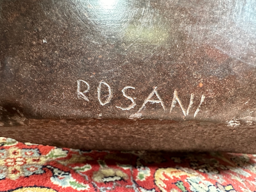 Large Vintage African Shona Carved Stone Sculpture Statue Signed ROSANI 19W X 8D X 18H [Photo 10]