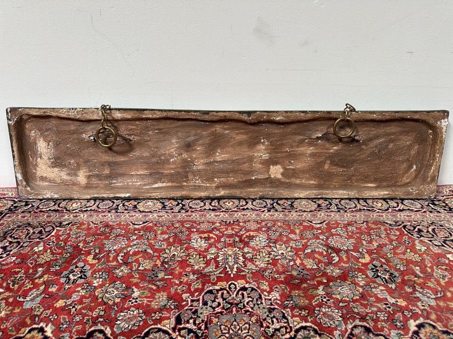 Vintage Harold Studios Inc. Relief Plaster Wall Sculpture Depicting Biblical Prophets Figures 55W X 12H X 1D [Photo 11]