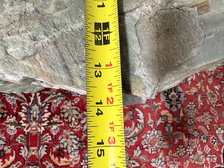 Rick Gregg Large Original Horse Sculpture 1997 On Large Green Stone Base (This Is A Model Of An Outdoor Public Sculpture) 44W X 14D X 55H [Photo 17]