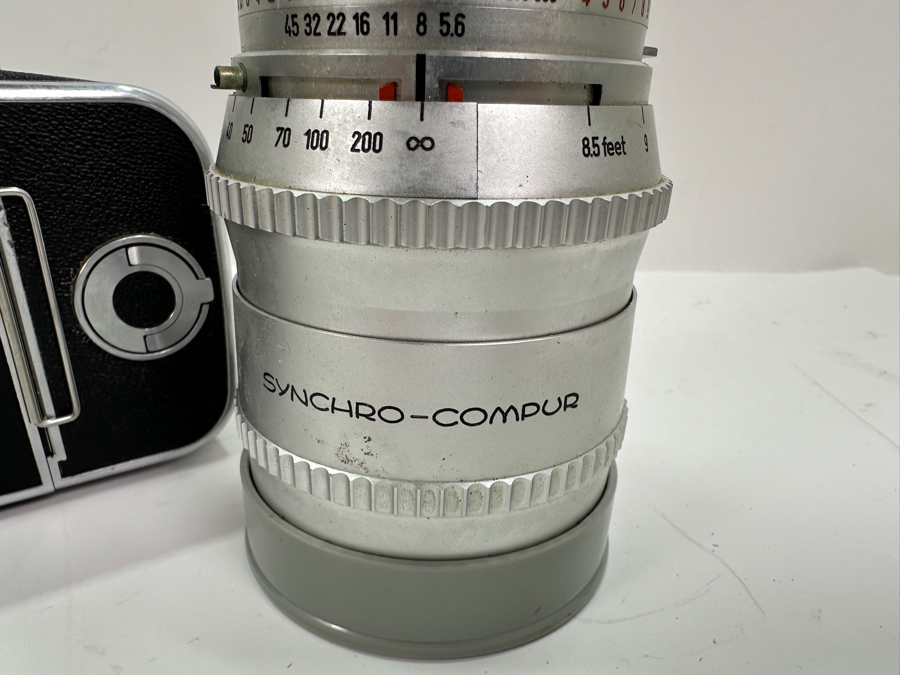 Vintage Hasselblad 500C Film Camera With Carl Zeiss Planar 1:2.8 f=80mm Lens And Carl Zeiss Synchro-Compur Sonnar 1:5.6 f=250mm Lens Plus Camera Bag And Old Film [Photo 17]