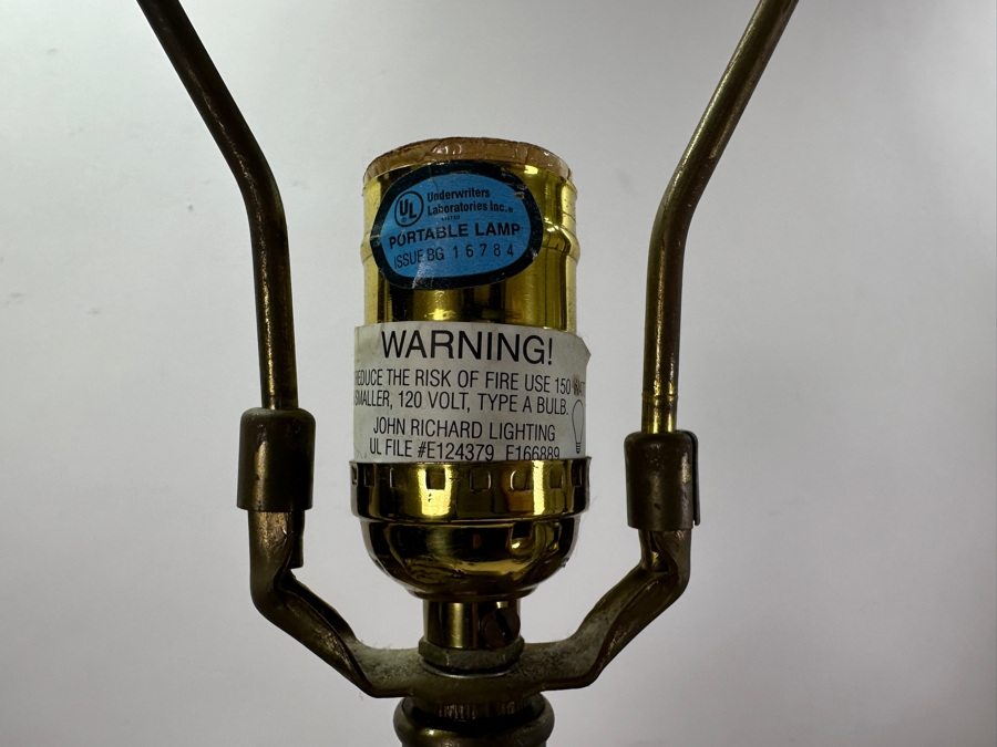 Pair of John Richards Lighting Metal Table Lamps with Rope Detailing 39.5'H [Photo 6]