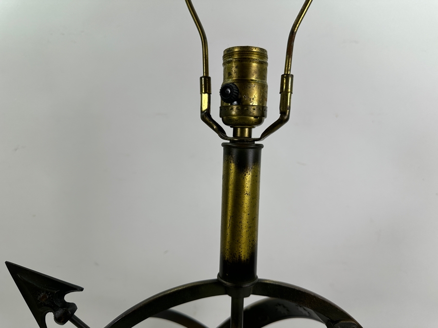 Vintage Frederick Cooper Zodiac / Armillary Table Lamp 36H [Photo 9]