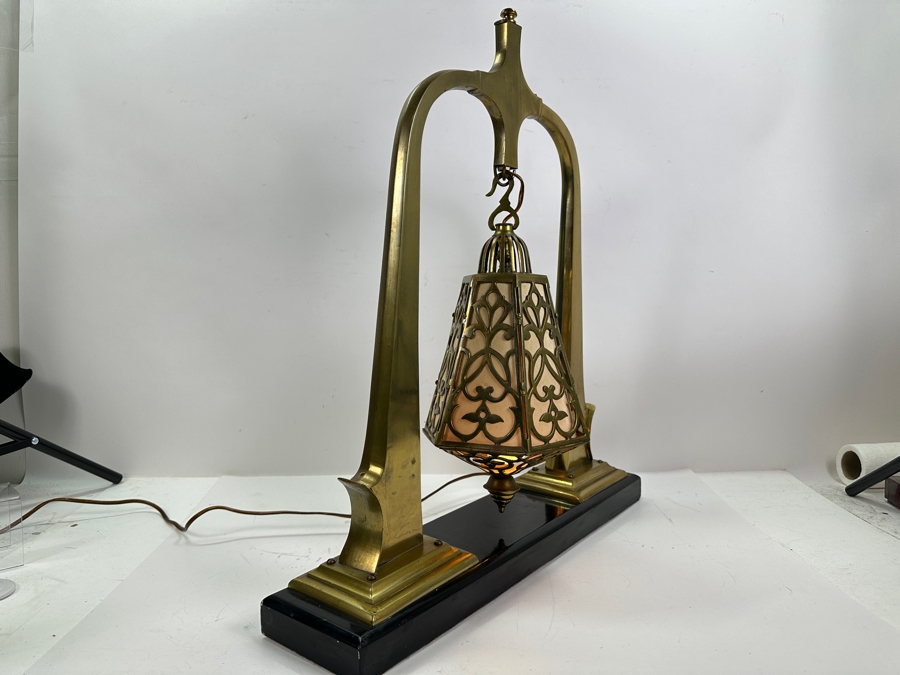 Vintage Brass Indian Hanging Light Lamp 21W X 5D X 23H [Photo 6]