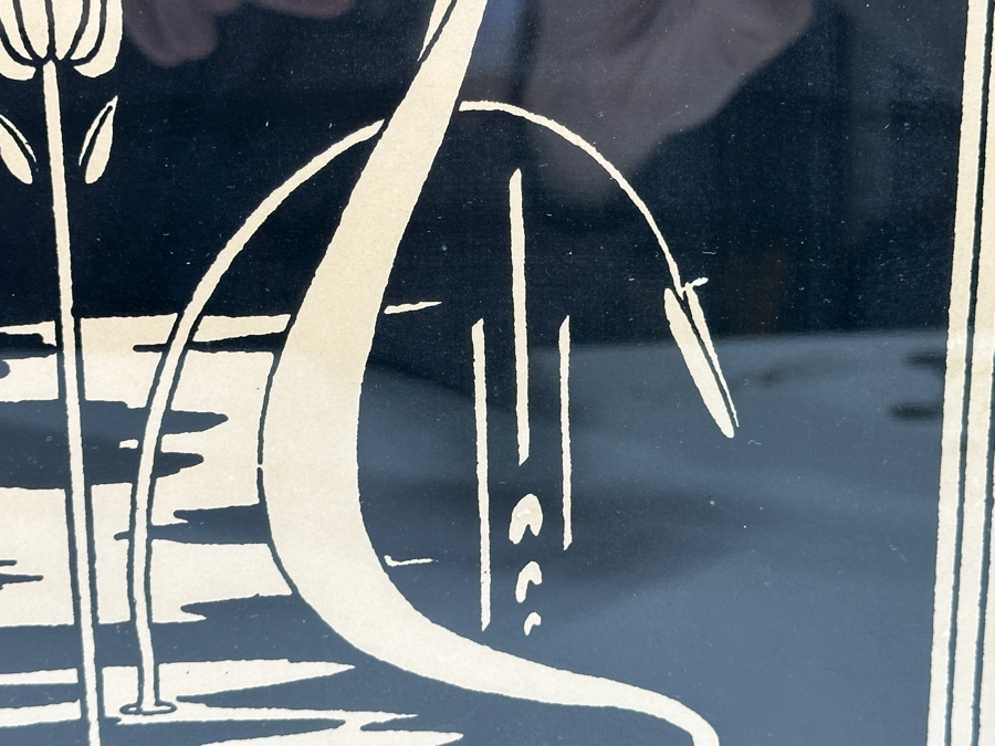 Aubrey Beardsley (1872-1898, English) Print Titled 'The Climax' Created In 1893 For Oscar Wilde's Play 'Salome' 16 X 22.5 Framed 19.5 X 26 [Photo 5]