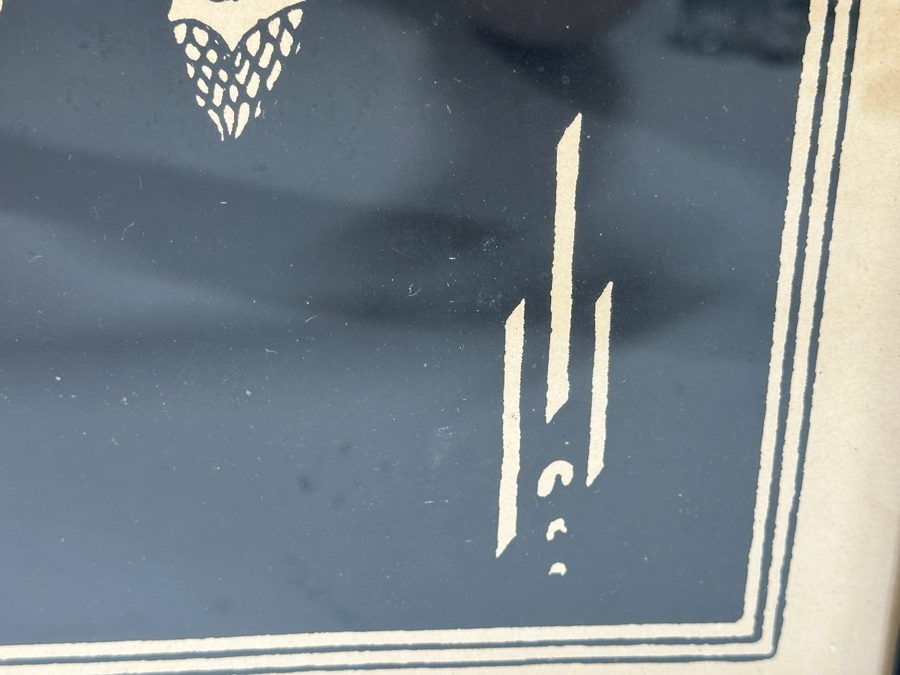 Aubrey Beardsley (1872-1898, English) Print Titled 'The Stomach Dance' Created In 1894 For Oscar Wilde's Play 'Salome' 16 X 22.5 Framed 19.5 X 26 [Photo 5]