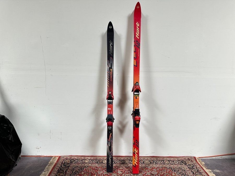 Hart F17 Competition Mogul Skiis 74.5'L And Hart Contour CS Skiis 67'L Previously Owned By A Competition Freestyle Skier [Photo 2]