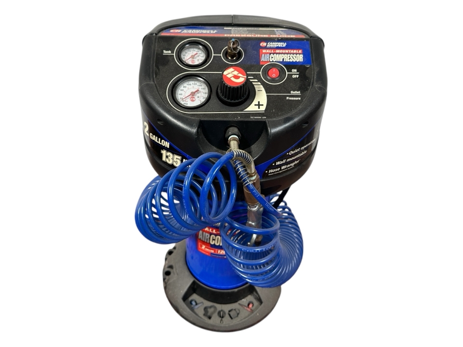 JUST ADDED - Campbell Hausfeld Wall-Mounted Air Compressor 2 Gallon 135 Max PSI 24'H