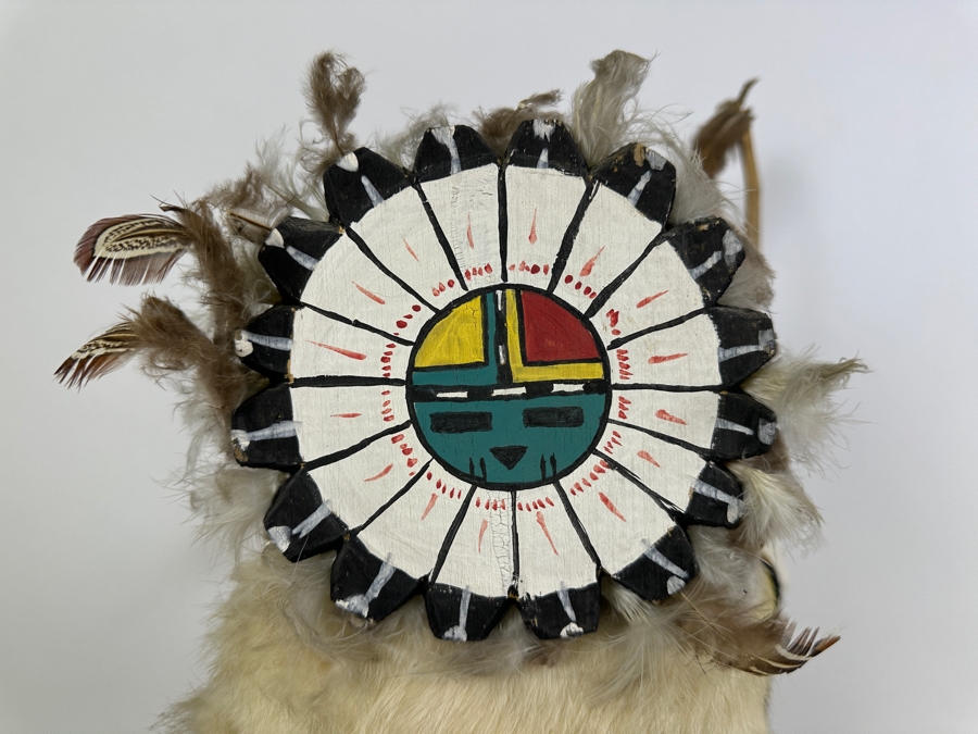 Large Vintage Native American Hopi Kachina Doll 12W X 6D X 23H Retailed For $450 [Photo 5]