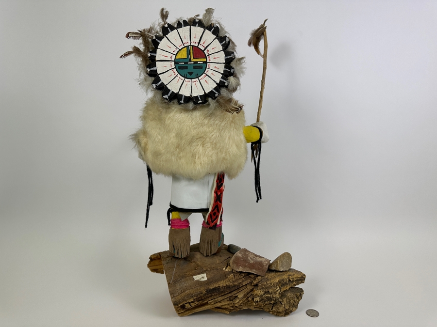 Large Vintage Native American Hopi Kachina Doll 12W X 6D X 23H Retailed For $450 [Photo 2]