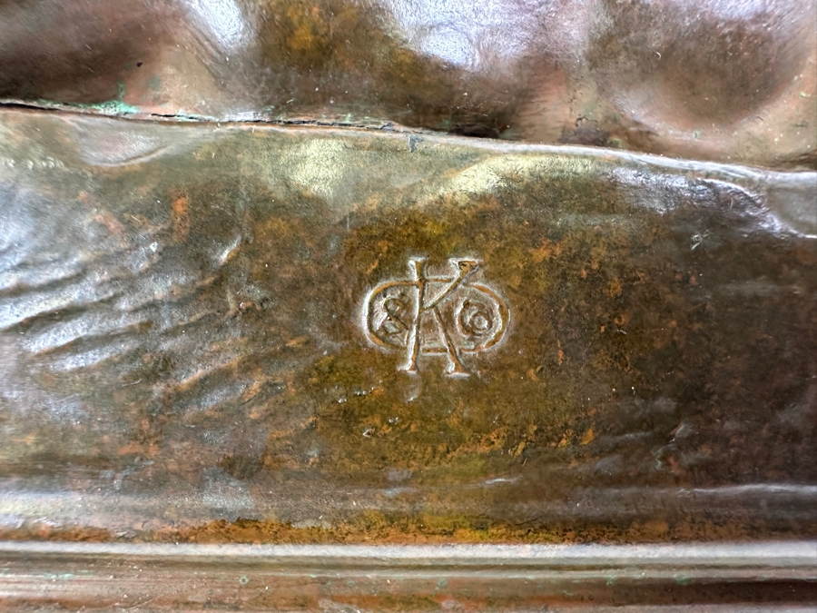 Vintage Kronheim & Oldenbusch Antoine-Louis Barye (1795-1875, French) Metal Panther Sculpture 7.5W X 2.5D X 4H [Photo 10]