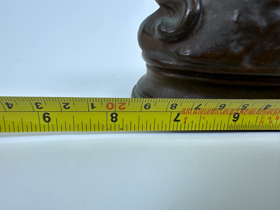 Vintage Kronheim & Oldenbusch Antoine-Louis Barye (1795-1875, French) Metal Panther Sculpture 7.5W X 2.5D X 4H [Photo 12]