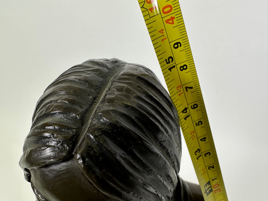 Stunning Limited Edition Bronze Sculpture By Joy Maushake On Wooden Base 16W X 15D X 15H Retails $1,125 [Photo 10]