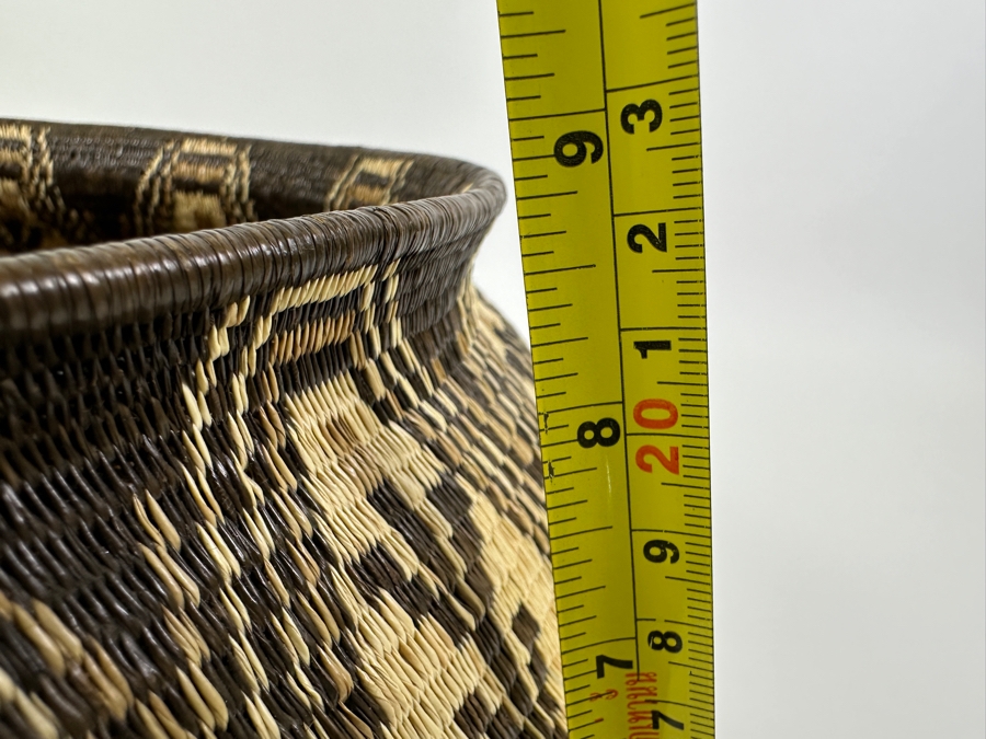 Large Handwoven Basket From The Wounaan And Embera People Of The Darien Rainforest In Panama 12W X 9H [Photo 15]