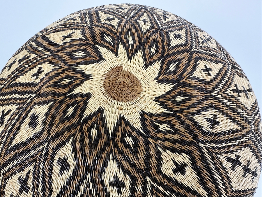 Large Handwoven Basket From The Wounaan And Embera People Of The Darien Rainforest In Panama 12W X 9H [Photo 14]