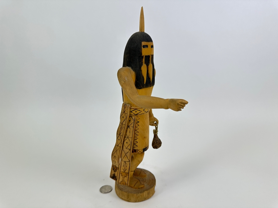 Vintage Carved Wooden Hopi Kachina Doll 13H [Photo 2]