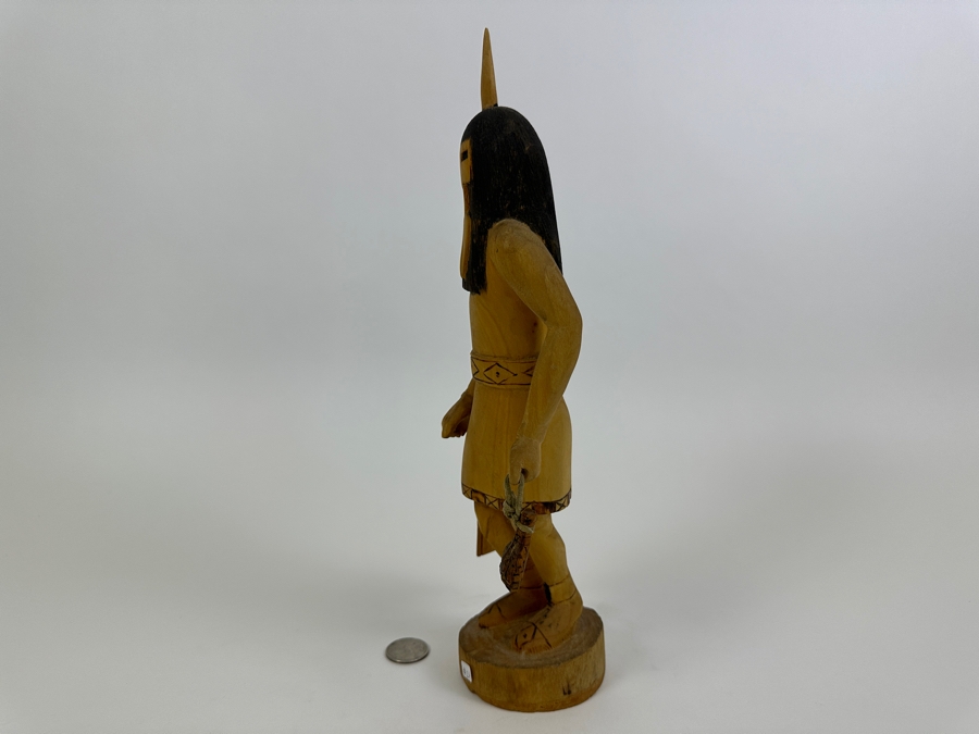 Vintage Carved Wooden Hopi Kachina Doll 13H [Photo 8]