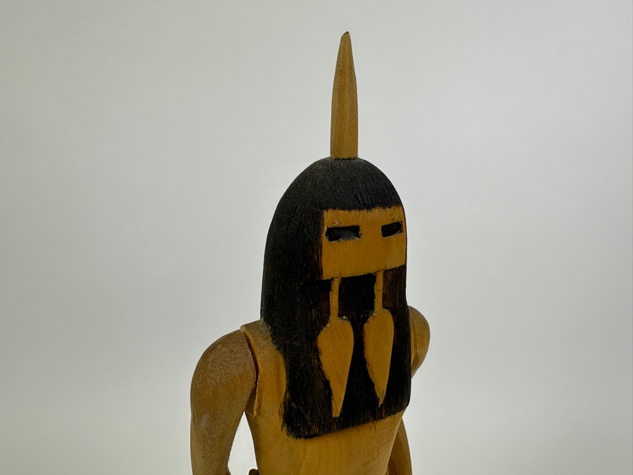 Vintage Carved Wooden Hopi Kachina Doll 13H [Photo 6]