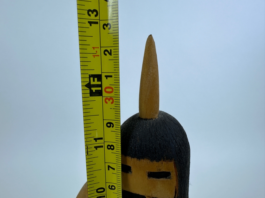 Vintage Carved Wooden Hopi Kachina Doll 13H [Photo 9]