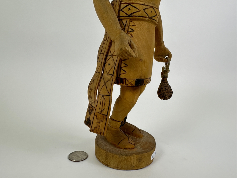 Vintage Carved Wooden Hopi Kachina Doll 13H [Photo 5]