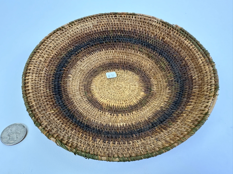 Antique American Indian Basket 7.5'W [Photo 2]
