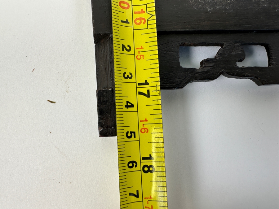 Vintage Reverse Chinese Painting on Blown Milk Glass 6'W x 17.5'H [Photo 10]