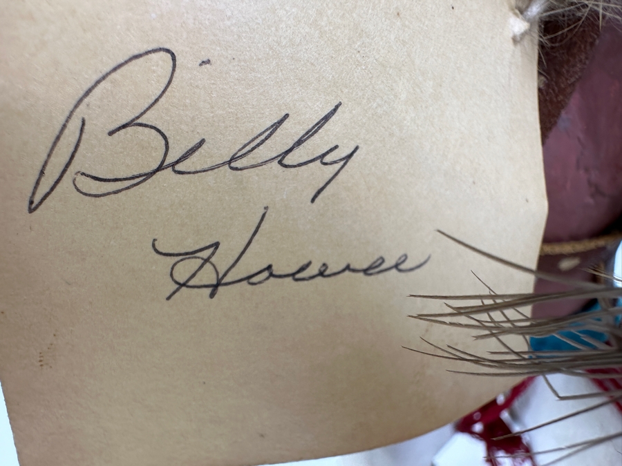 Vintage Native American Hopi Wolf Kweo Kachina Doll 11H [Photo 8]