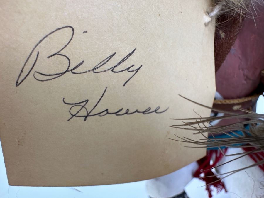 Vintage Native American Hopi Wolf Kweo Kachina Doll 11H [Photo 7]