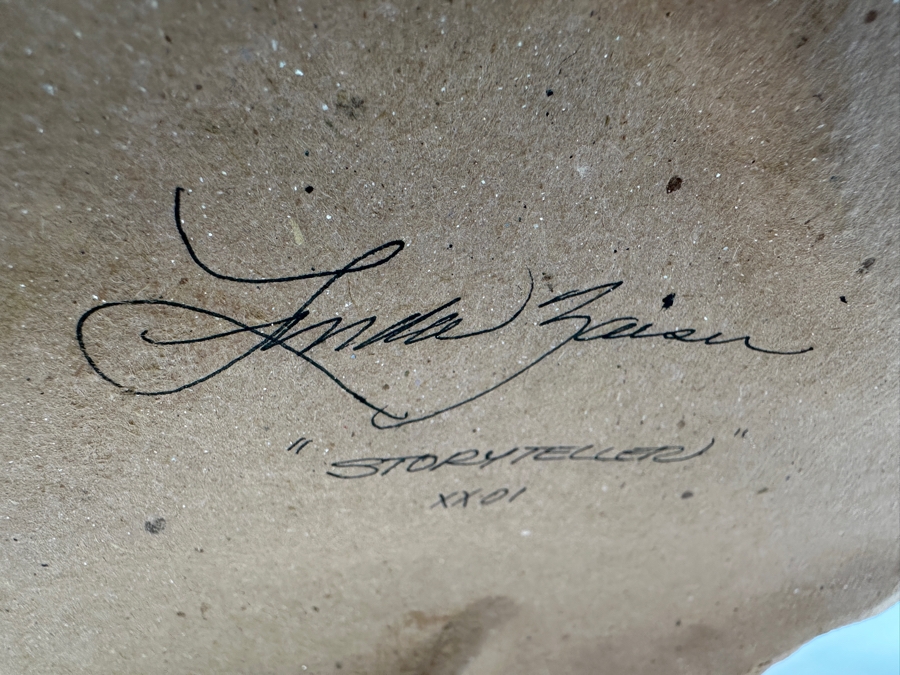 Native American Storyteller Pottery By Linda Zaiser 9W X 12D X 15.5H Retails $375 [Photo 18]