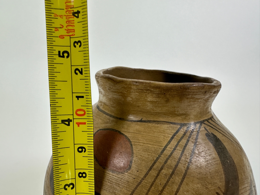 Vintage Native American Hopi Pottery Vase 5'H [Photo 12]