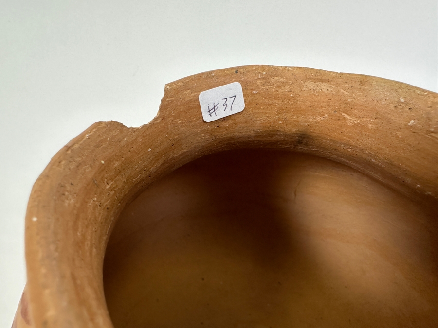Vintage Native American Pottery Piece from The Mission Period 5'H [Photo 4]