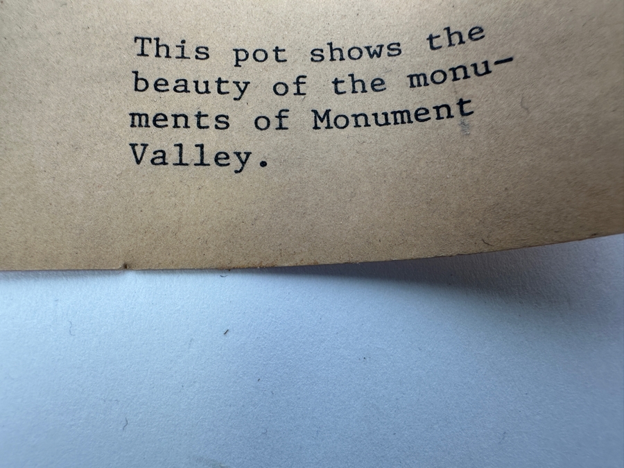 Dine' Ba'Hane' Navajo Pottery Bowl 'Continue Light of Beauty' by Bluebird [Photo 12]