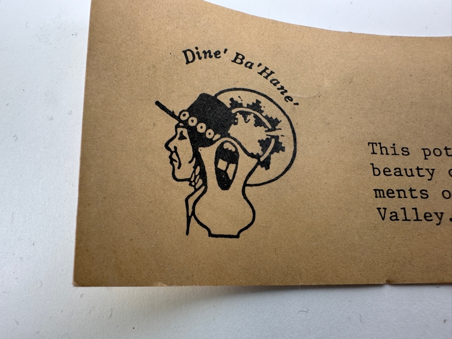 Dine' Ba'Hane' Navajo Pottery Bowl 'Continue Light of Beauty' by Bluebird [Photo 11]