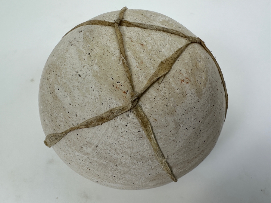 Tarahumera Vessel with Rawhide Straps 4'W x 2.5'H [Photo 7]