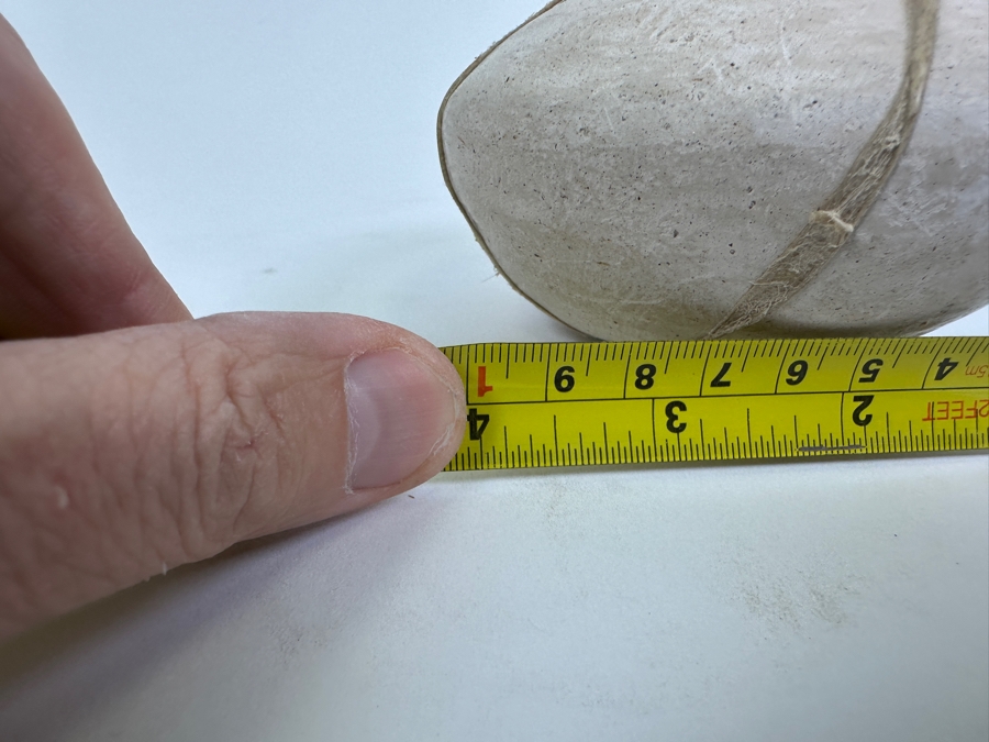 Tarahumera Vessel with Rawhide Straps 4'W x 2.5'H [Photo 8]