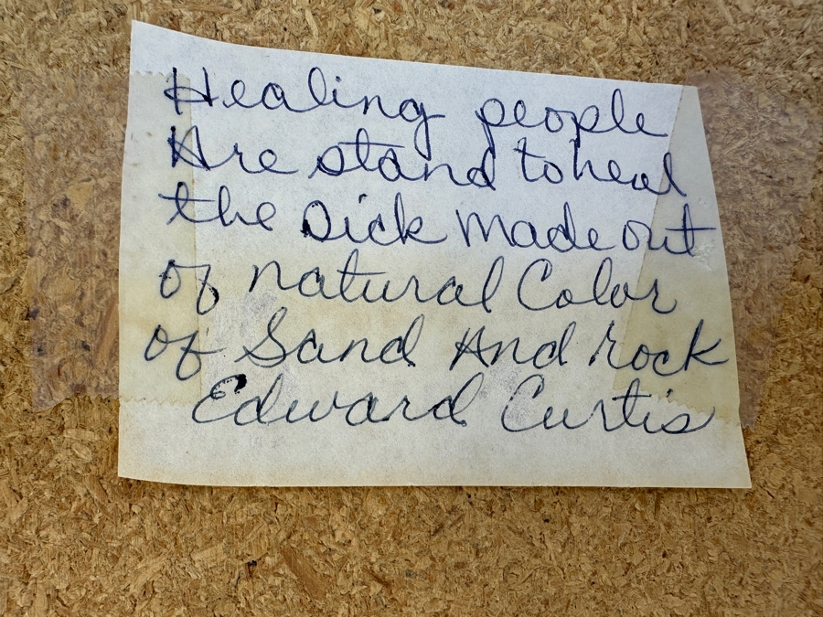 Pair Of Native American Sand Paintings 4 X 6 And 5 X 9 [Photo 8]