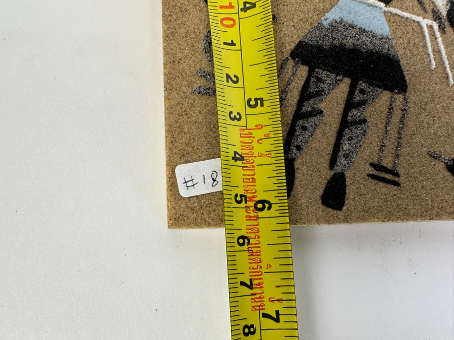 Pair Of Native American Sand Paintings 4 X 6 And 5 X 9 [Photo 11]