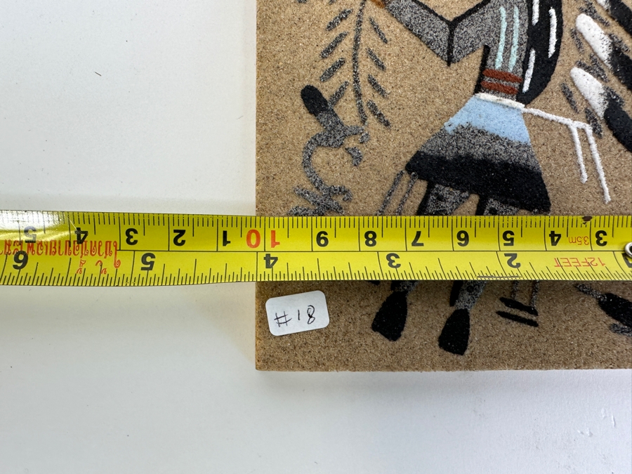 Pair Of Native American Sand Paintings 4 X 6 And 5 X 9 [Photo 10]