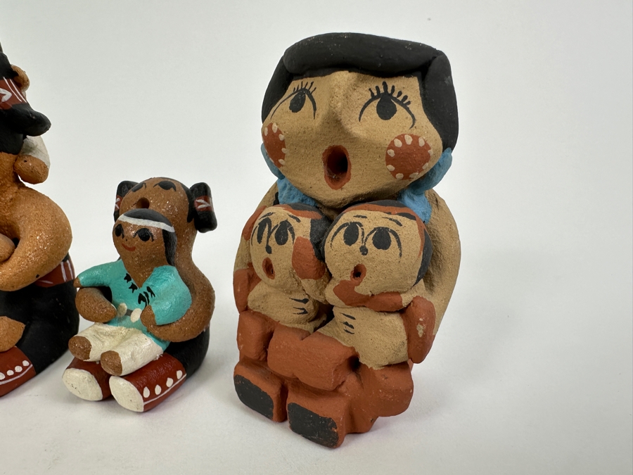 Collection Of Seven Native American Storytellers 1'H, 2'H, 3'H [Photo 10]