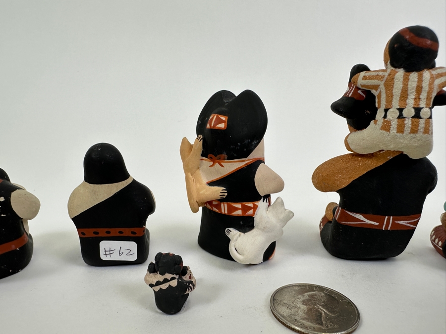 Collection Of Seven Native American Storytellers 1'H, 2'H, 3'H [Photo 14]