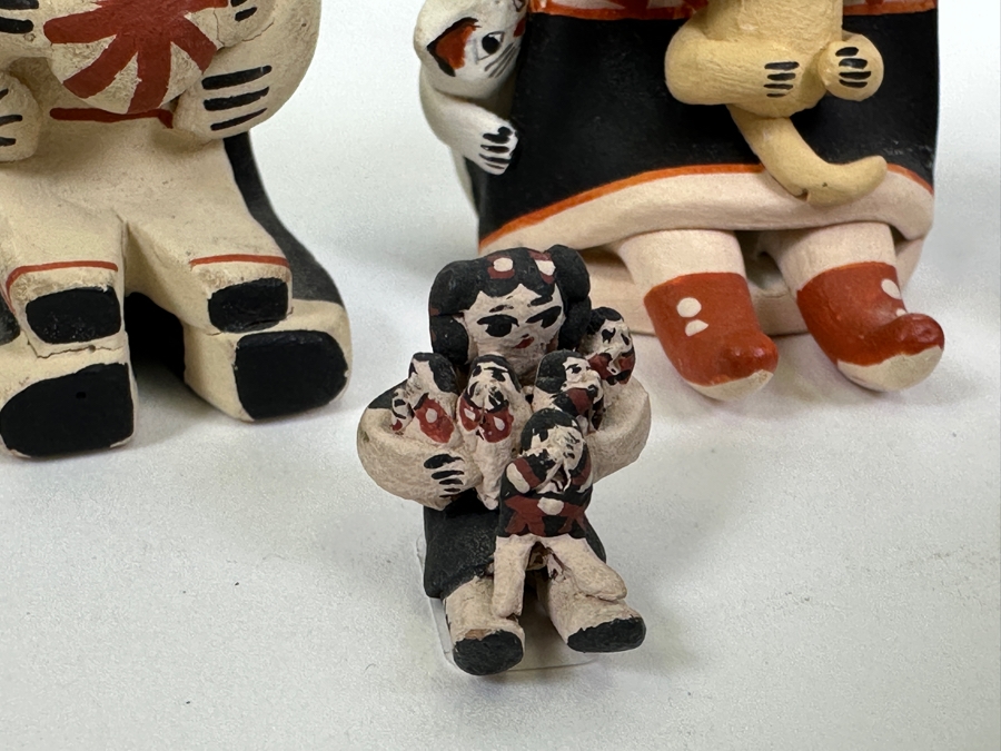 Collection Of Seven Native American Storytellers 1'H, 2'H, 3'H [Photo 5]