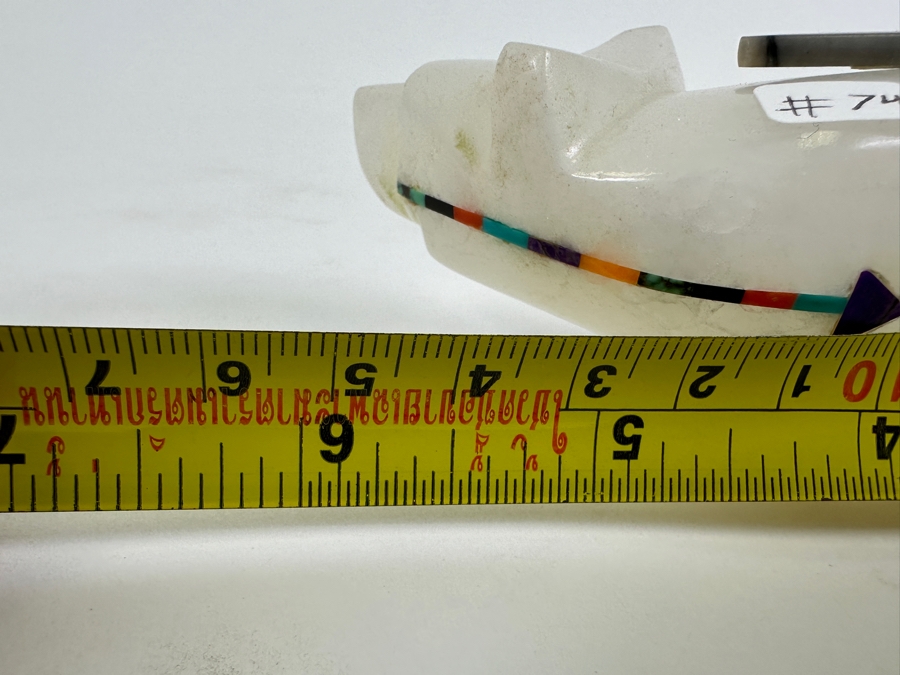 Zuni Alabaster Bear Fetishes 4.5'W, 6'W [Photo 10]