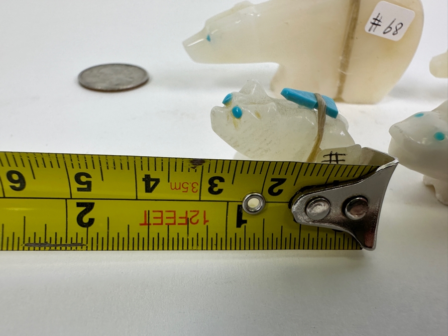 Lot of (7) Zuni Fetishes 1.25'W - 3'W [Photo 12]