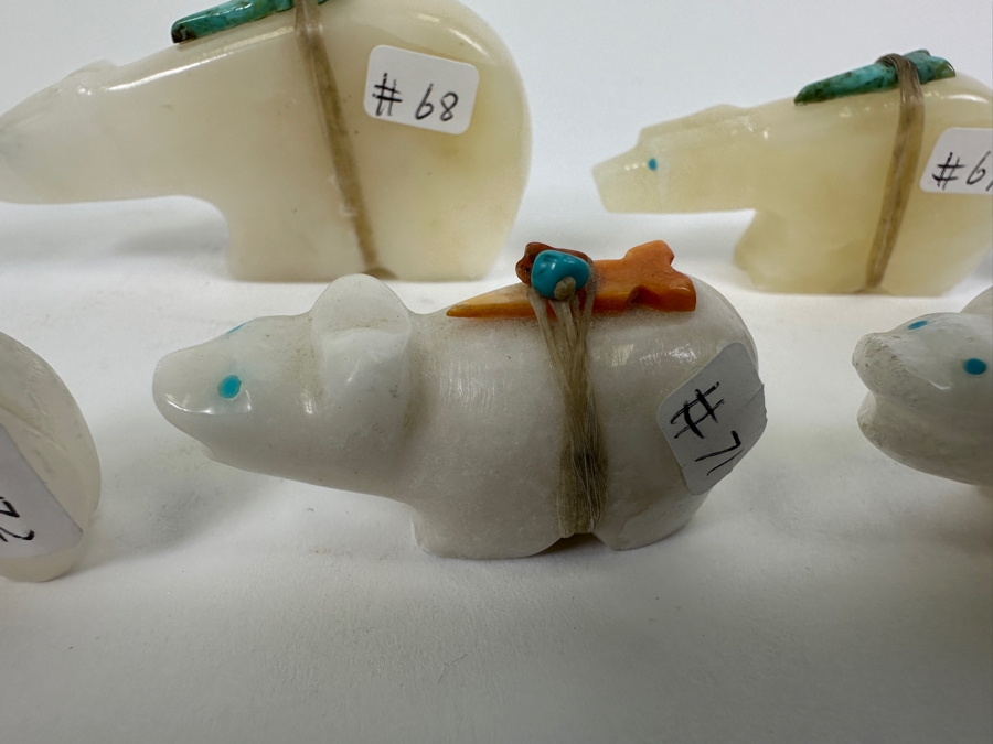 Lot of (7) Zuni Fetishes 1.25'W - 3'W [Photo 4]