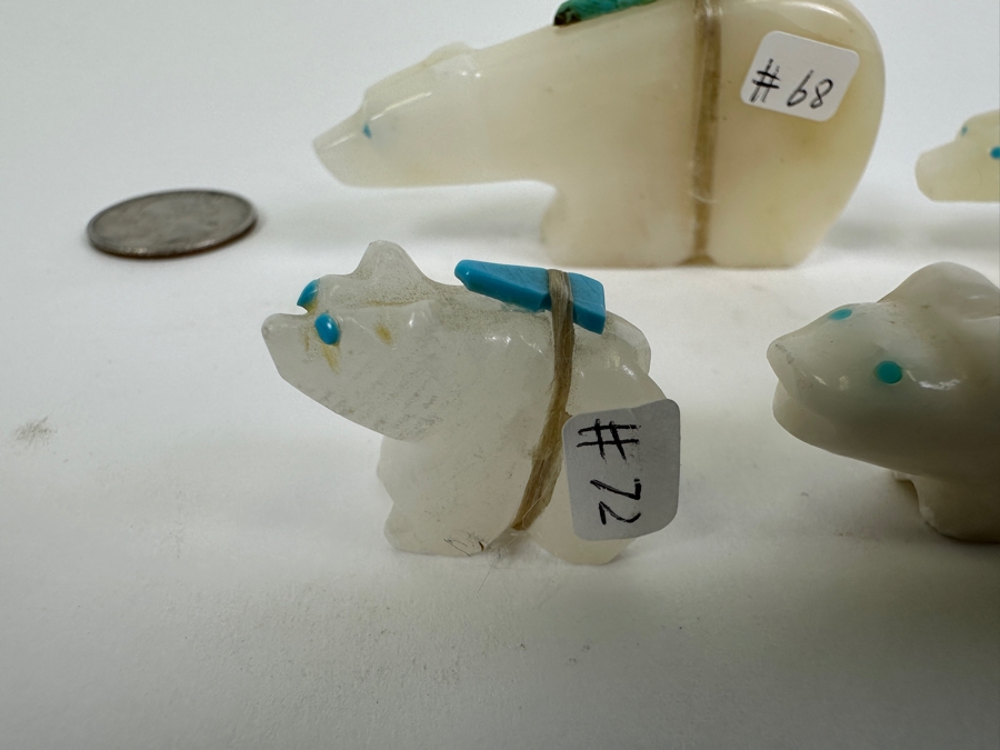 Lot of (7) Zuni Fetishes 1.25'W - 3'W [Photo 3]